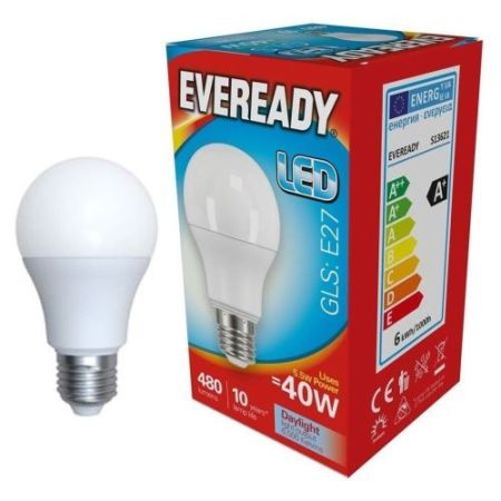 LED GLS ES 5.5w=40w=470l Opal Daylight 6500k