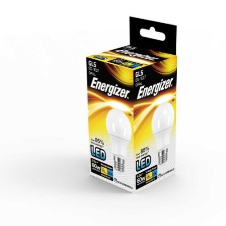 Energizer LED GLS 8.5w=806l=60w ES Opal Warm White