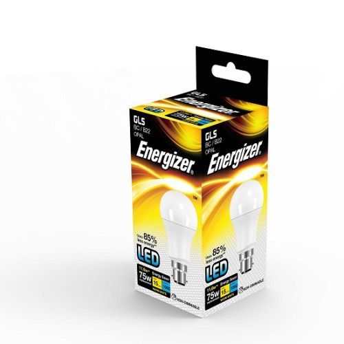 Energizer LED GLS 11.6w=1060l=75w BC Opal Warm White