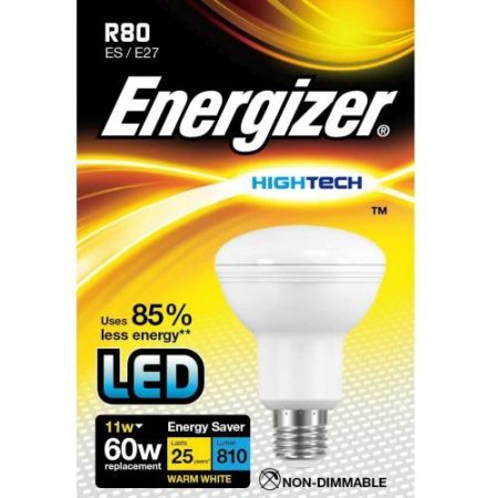 Energizer LED R80 Ref 10.5w=800l=60w ES Warm White