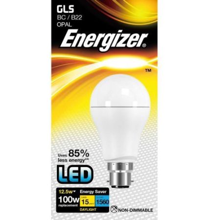 Energizer LED GLS BC 12.5w=1521l=100w Opal Daylight