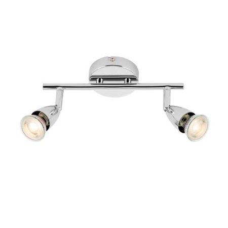 Saxby Amalfi Polished Chrome 2-Light Bar