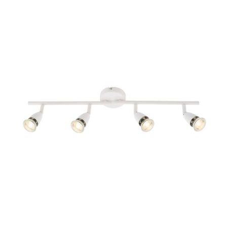 Saxby Amalfi 4lt GU10 White Bar Spot