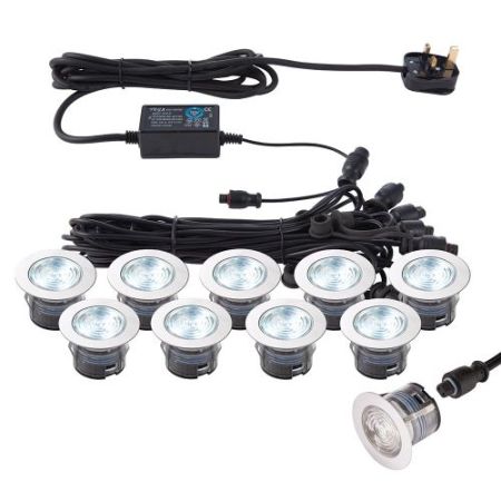 Saxby Ikonpro CCT 6500k/Blue 45mm Kit IP67 0.75w