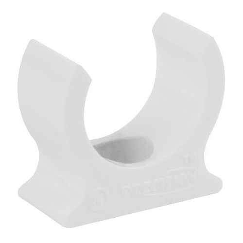 20mm Spring Clip Saddles White