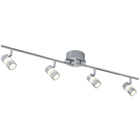 Searchlight Bubbles 4lt LED Bathroom Spotlight - Chrome & Acrylic, IP44