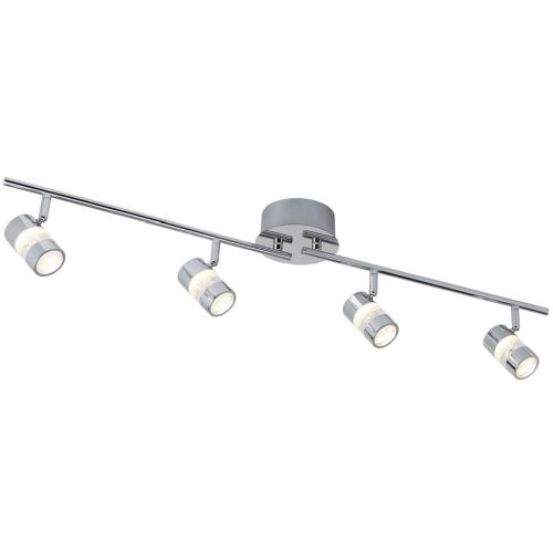 Searchlight Bubbles 4lt LED Bathroom Spotlight - Chrome & Acrylic, IP44