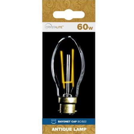 Status Ant Fil T45 Tubular 40w ES Spiral G/Tint