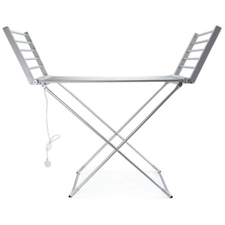 Status Heated Clothes Airer With Wings - 230w - Silver - 20 Heated Bars - Portable