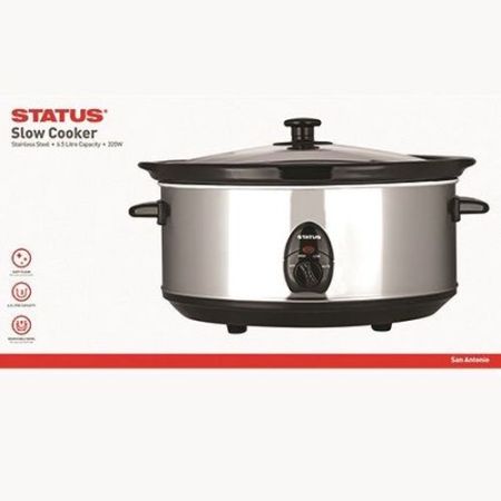 Status San Antonio 6.5l 320w Stainless Steel Slow Cooke