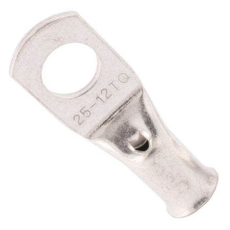 Copper Tube Lug 25mm Cable M12 Hole