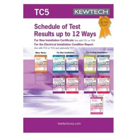Kewtech Domestic Inspection & Test Certs