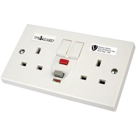 Timeguard 1G White Passive/Latching RCD Socket