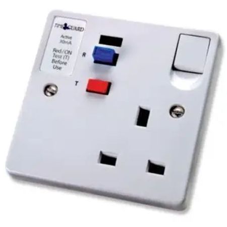 Timeguard 1G White Active Tripfast RCD Socket