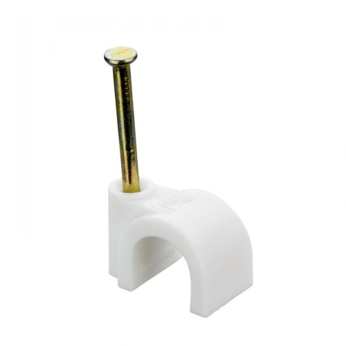 Tower Round Clips White 14.0mm (Ga468)