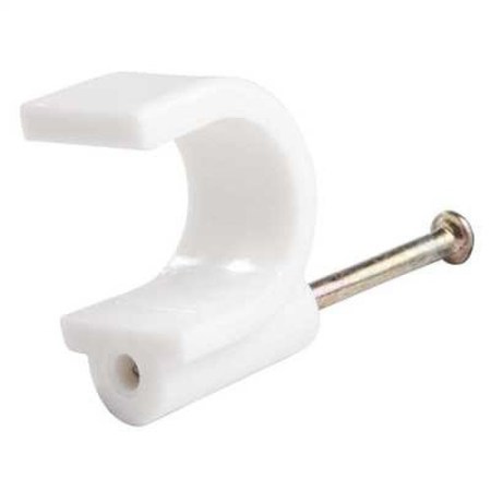 Tower Round Clips White 16.0mm (Box 50)