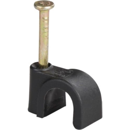 Tower Round Clips Black 8mm