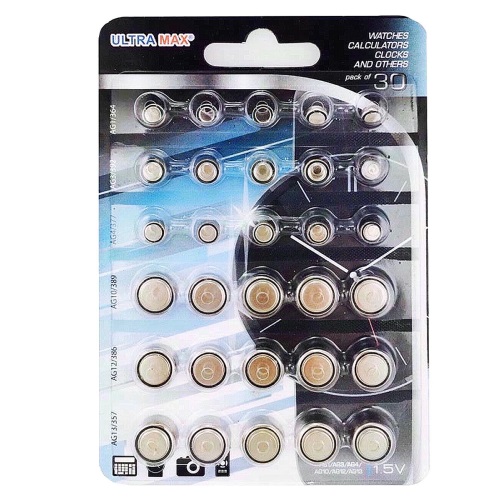 30pk Mixed Watch Batteries