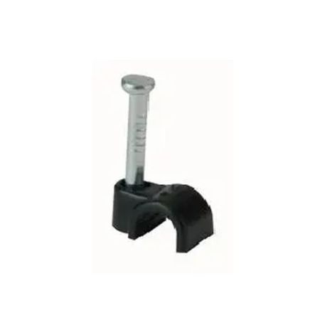 Unicrimp 3-5mm Round Clips Black (100)