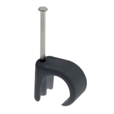 Unicrimp 7-10mm Round Clips Black (100)