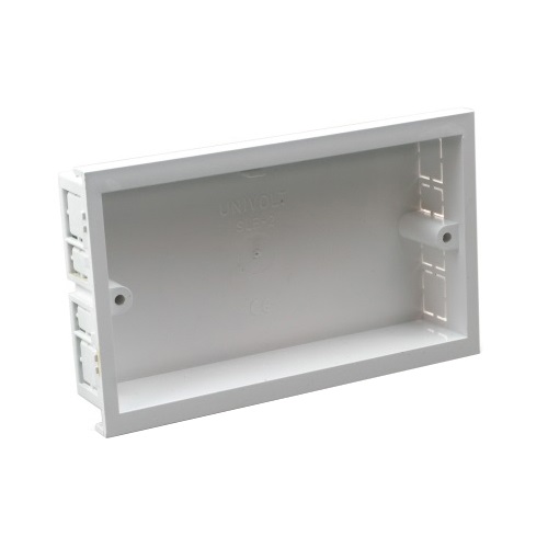 Univolt Dado/Skirting 1G Outlet Box