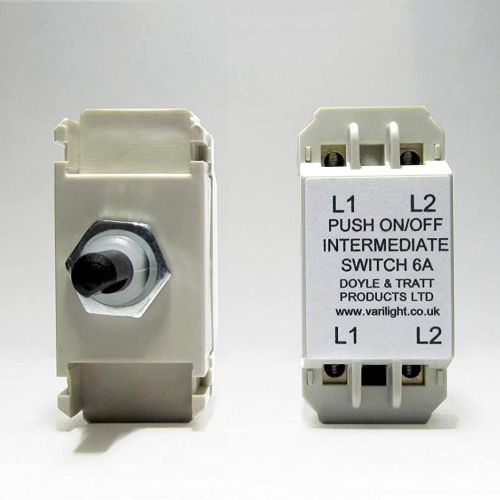 Varilight 2w 6a Universal Push On/Off Dummy Dimmer