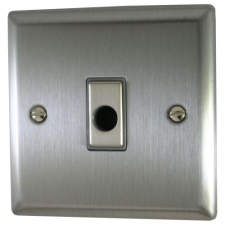 Varilight Brushed Steel Flex Outlet Bl