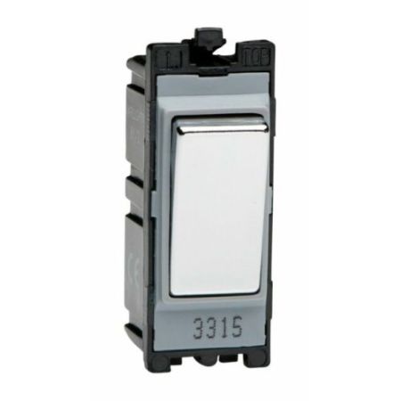 Varilight 1G 2w Grid Switch Chrome