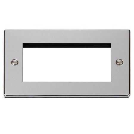 Click New Media Vpch 2 Gang 4-Module Plate For Data Modules