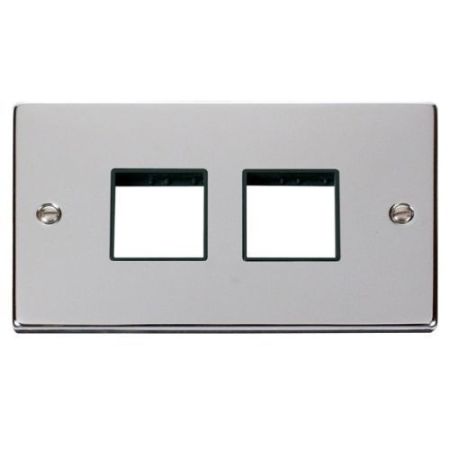 Click Minigrid 6 Gang Plates 1G Plate (2 + 2)Sw Aper