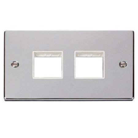 Click Minigrid 6 Gang Plates 1G Plate (2 + 2)Sw Aper