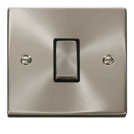 Click Deco Victorian Satin Chrome Vp Ingot 10A 1 Gang 2 Way Switch