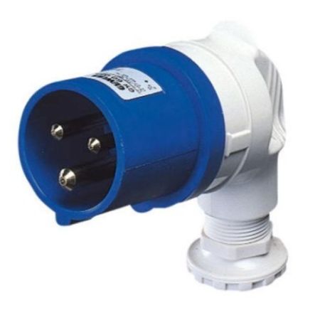 16a 240v 2p + E Right Angled Plug (Gw60085)