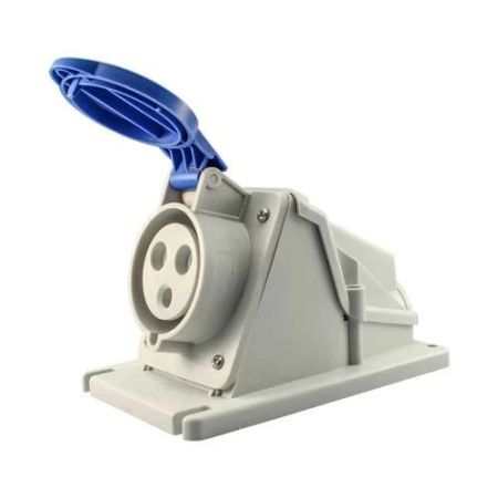 16a 240v 2p + E 90deg Surface Socket (Gw62477h)