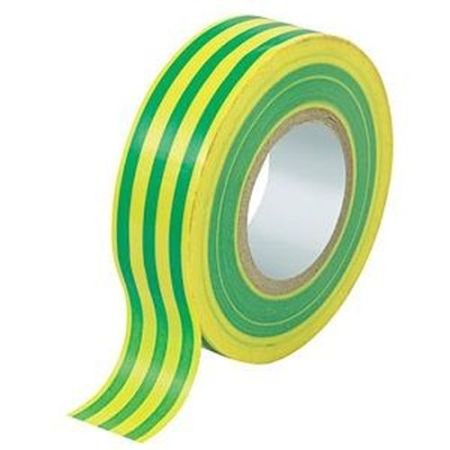 PVC Tape 20m Green/Yellow