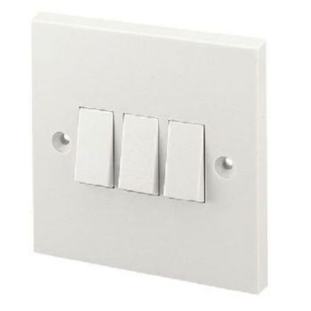 3G 2 Way 10A Light Switch
