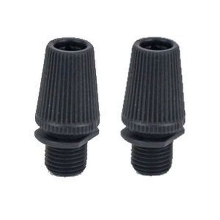 Black Plastic 10mm Cordgrip Holder 2pk