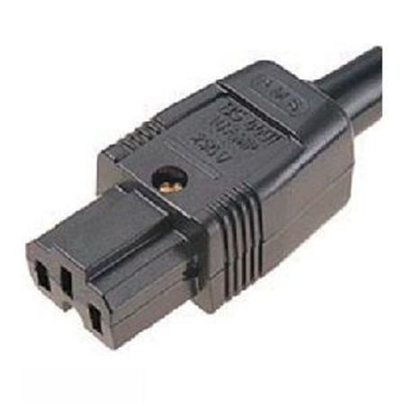 10 Amp Appliance Plug Black