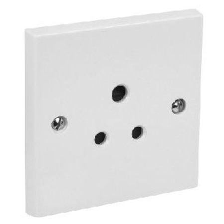 5A Round Pin Unswitched Socket