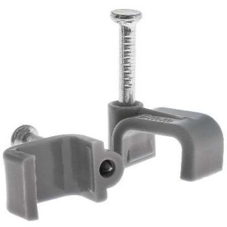 9x18mm Grey Cable Clip (10mm T&E) (10pk)