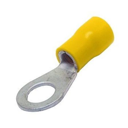 Yellow 5.3mm Ring Terminals 4-6mm (10)