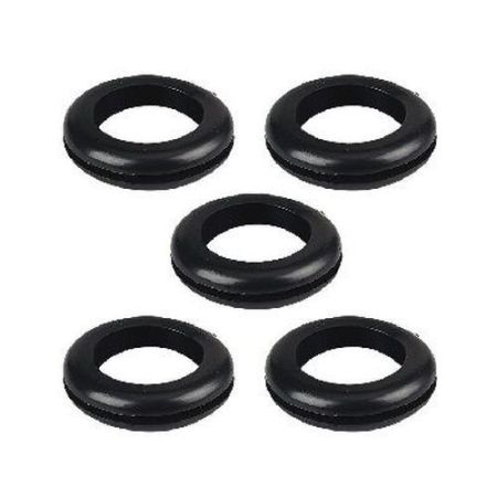 20mm Open Rubber Grommets 5pk
