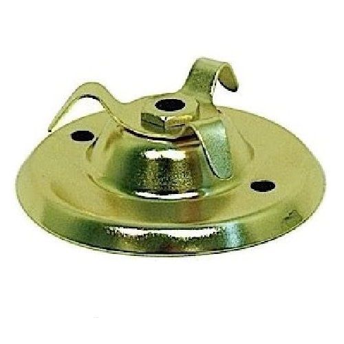 3 Way Polished Brass Ceiling Hook