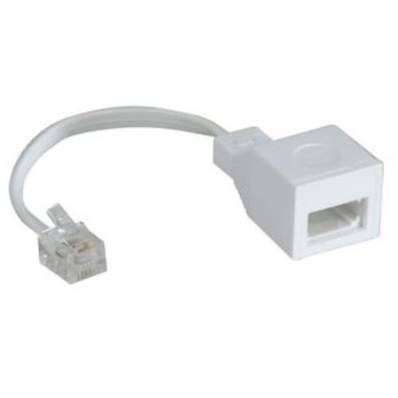 RJ11 Plug-Bt Socket 23cm Lead