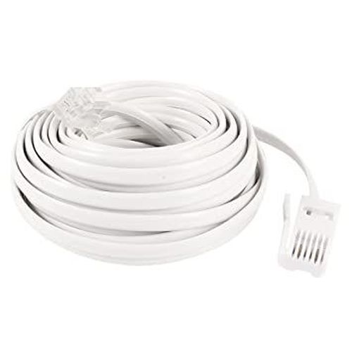 Phone Line Cord 10m White