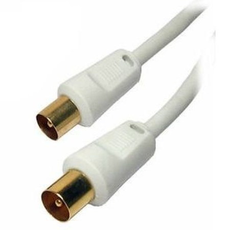 Digital Plug-Plug Co-Ax Lead 4m White