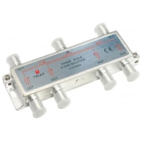 6 Way F Splitter 5-2400mhz