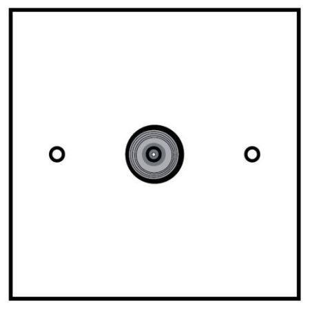 Single Flush Satellite Plate