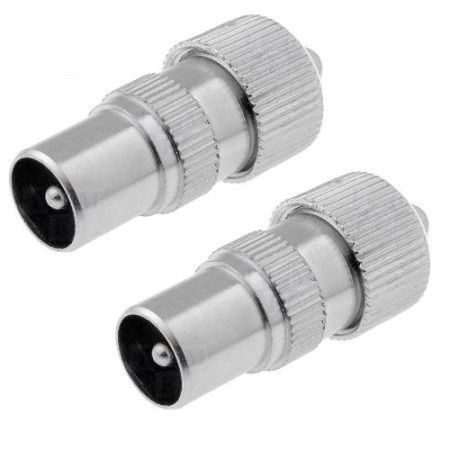 Male Co-Ax Plug 2pk