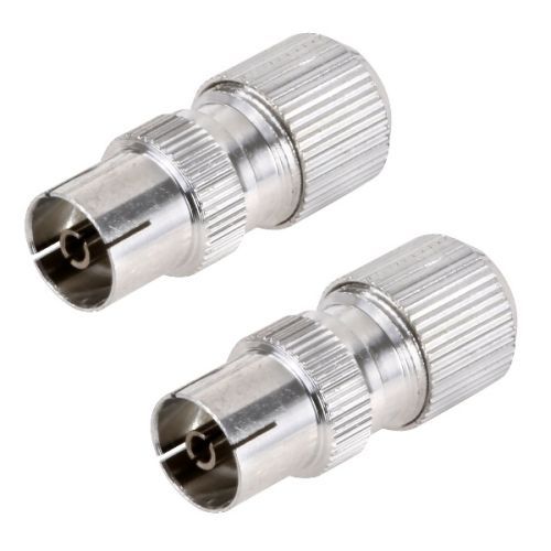 Female Co-Ax Plug 2pk